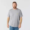 Camiseta de hombre Force de corte holgado con bolsillos y tecnología de absorción de la humedad