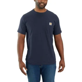 Camiseta de hombre Force de corte holgado con bolsillos y tecnología de absorción de la humedad