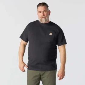 Camiseta de hombre Force de corte holgado con bolsillos y tecnología de absorción de la humedad