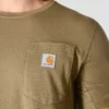 Camiseta de hombre Force de corte holgado con bolsillos y tecnología de absorción de la humedad