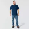 Camiseta de hombre Force de corte holgado con bolsillos y tecnología de absorción de la humedad