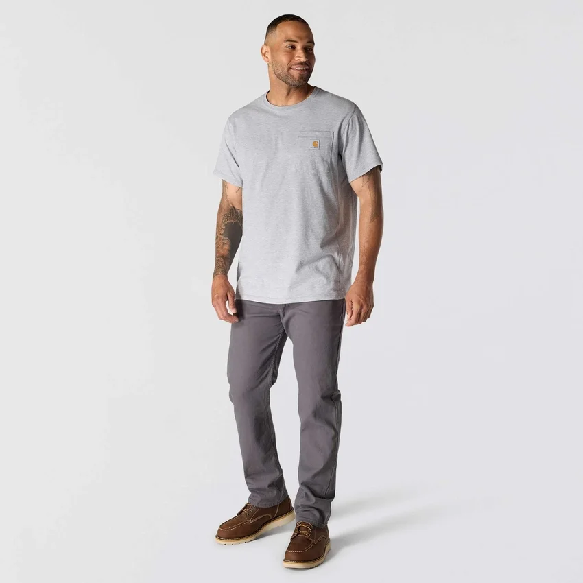 Camiseta de hombre Force de corte holgado con bolsillos y tecnología de absorción de la humedad