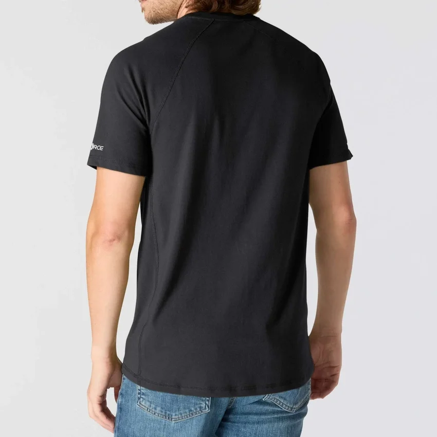 Camiseta de hombre Force de corte holgado con bolsillos y tecnología de absorción de la humedad