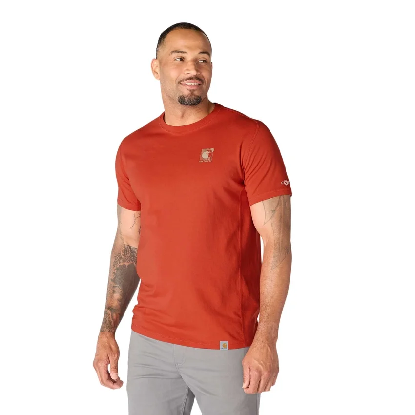 Camiseta de hombre «Force» transpirable, que absorbe la humedad y con logotipo