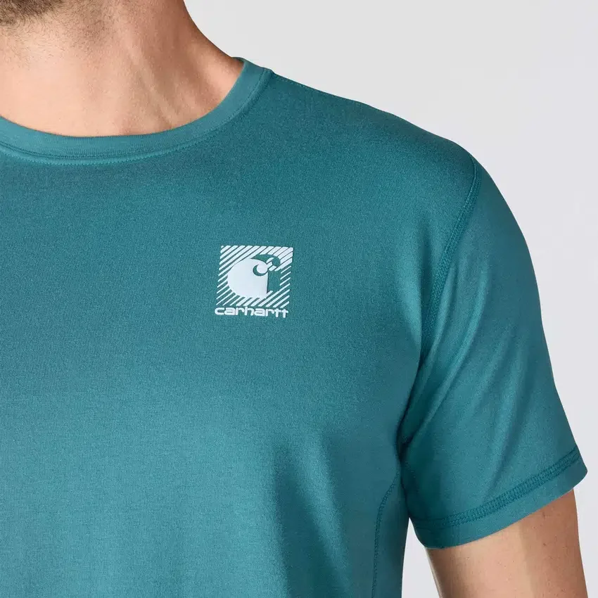 Camiseta de hombre «Force» transpirable, que absorbe la humedad y con logotipo