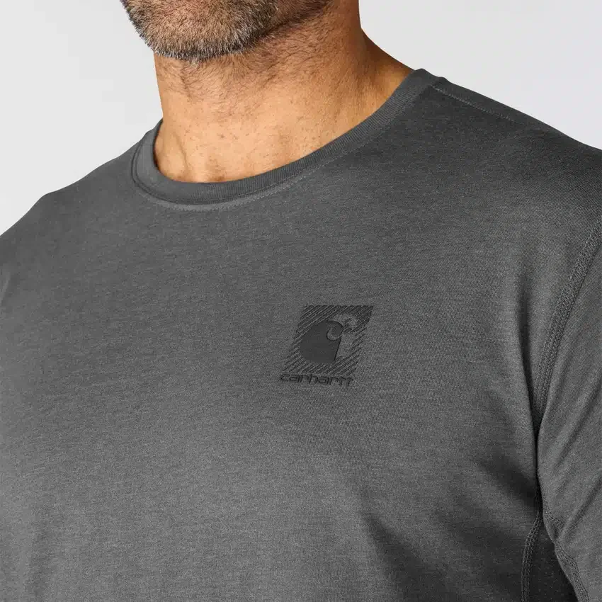 Camiseta de hombre «Force» transpirable, que absorbe la humedad y con logotipo