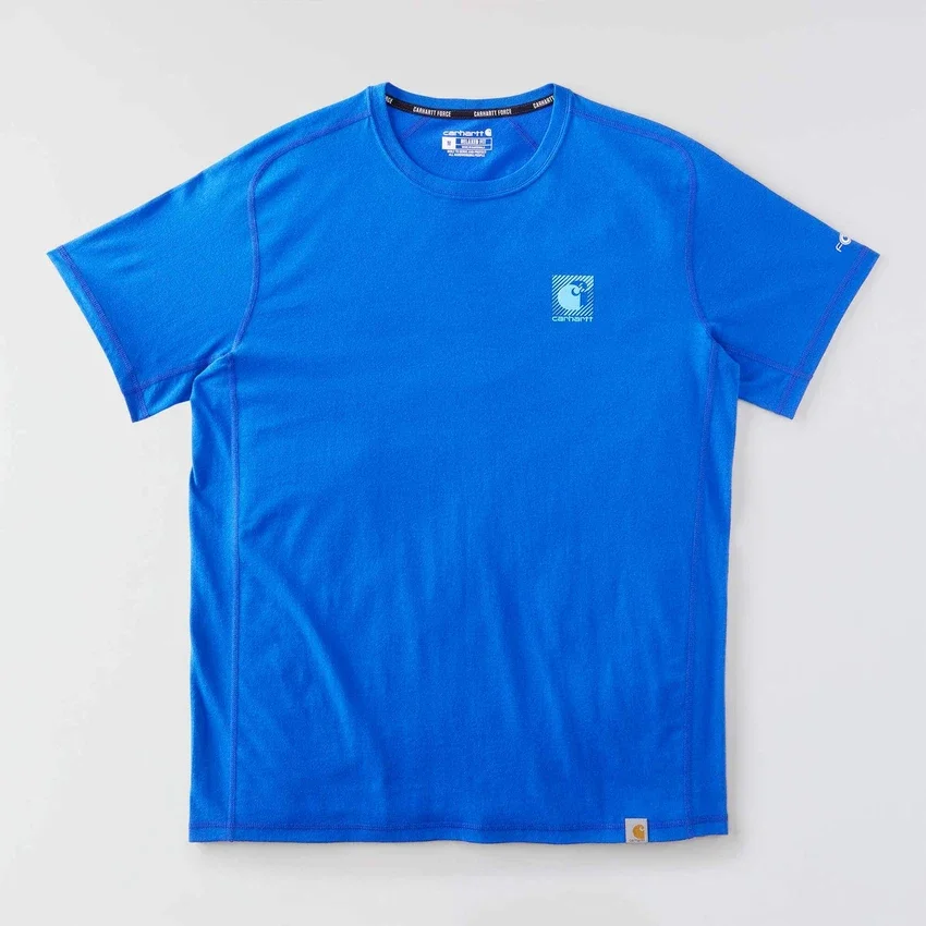 Camiseta de hombre «Force» transpirable, que absorbe la humedad y con logotipo
