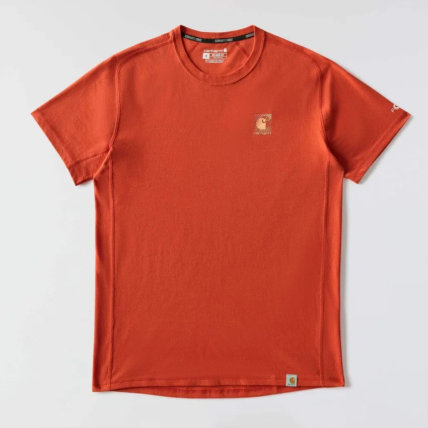 Camiseta de hombre «Force» transpirable, que absorbe la humedad y con logotipo