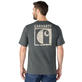 Camiseta de hombre Irvine de corte holgado con estampado de camuflaje