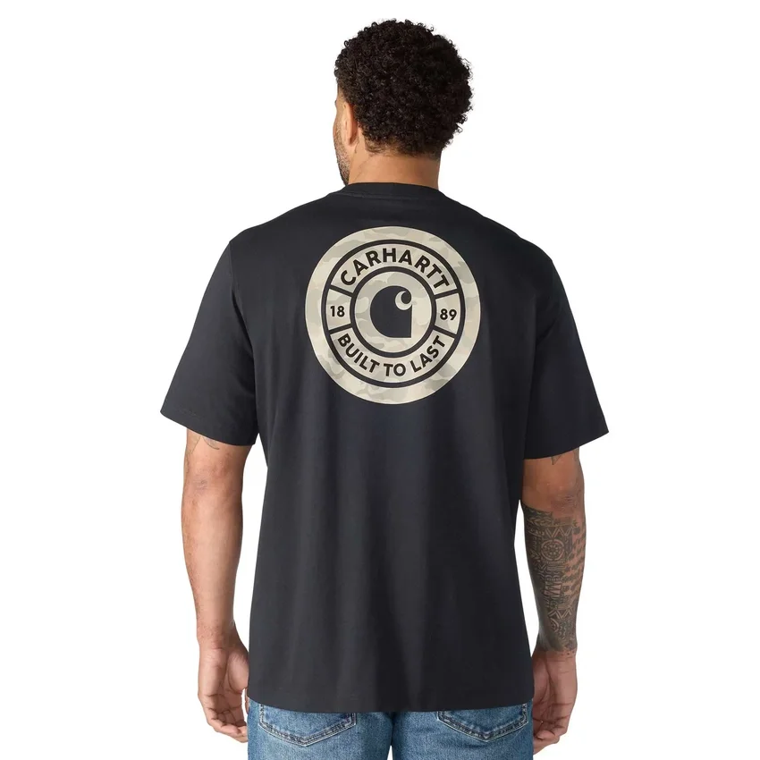 Camiseta de hombre Irvine de corte holgado con estampado de camuflaje