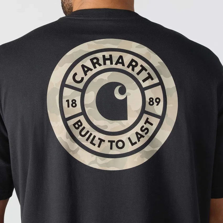 Camiseta de hombre Irvine de corte holgado con estampado de camuflaje
