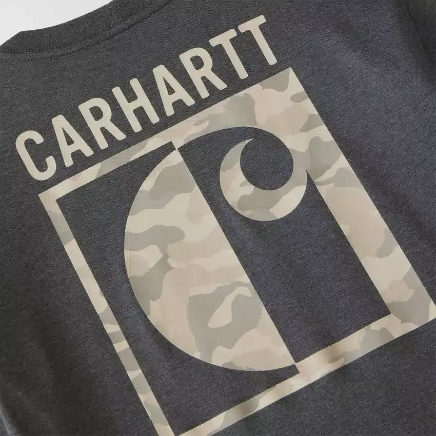 Camiseta de hombre Irvine de corte holgado con estampado de camuflaje