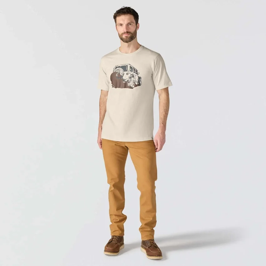Camiseta de hombre Irvine de corte holgado con estampado «Mud»