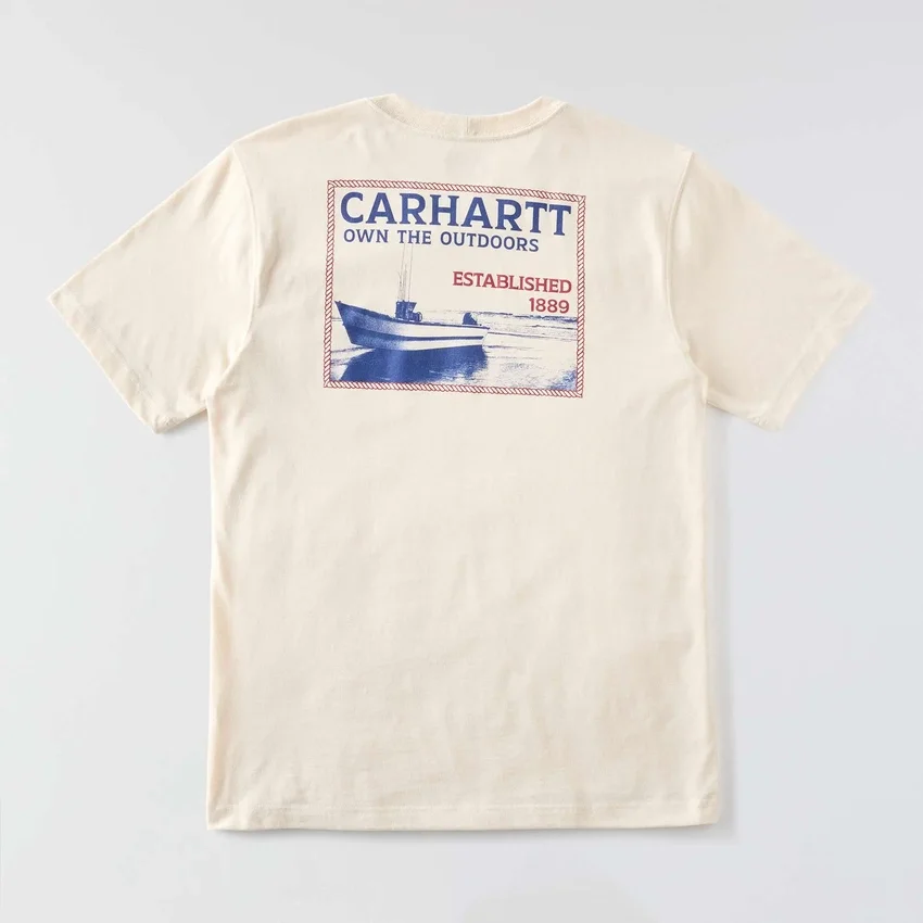 Camiseta de hombre Irvine de corte holgado con gráfico de barco