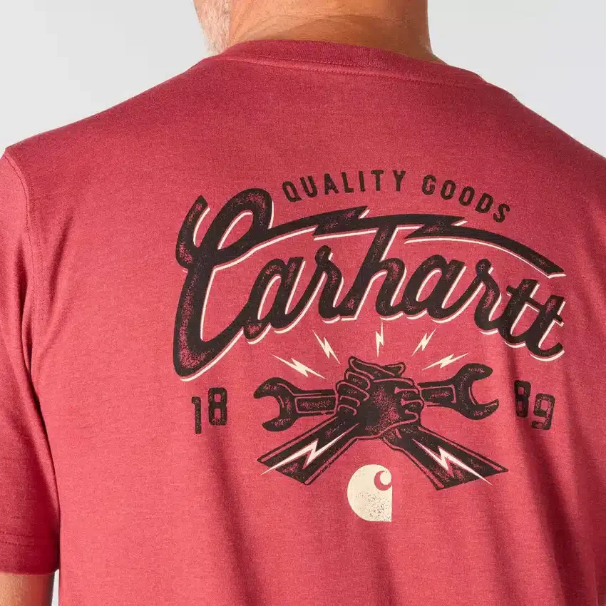 Camiseta de hombre Irvine de corte holgado con gráfico de llave inglesa