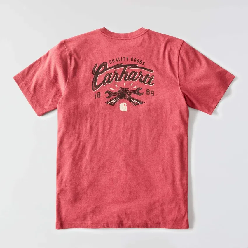 Camiseta de hombre Irvine de corte holgado con gráfico de llave inglesa