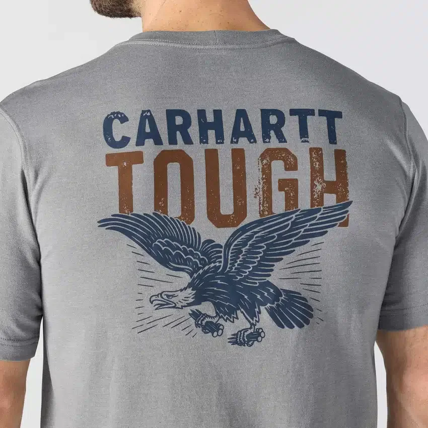 Camiseta de hombre Irvine de corte holgado con águila