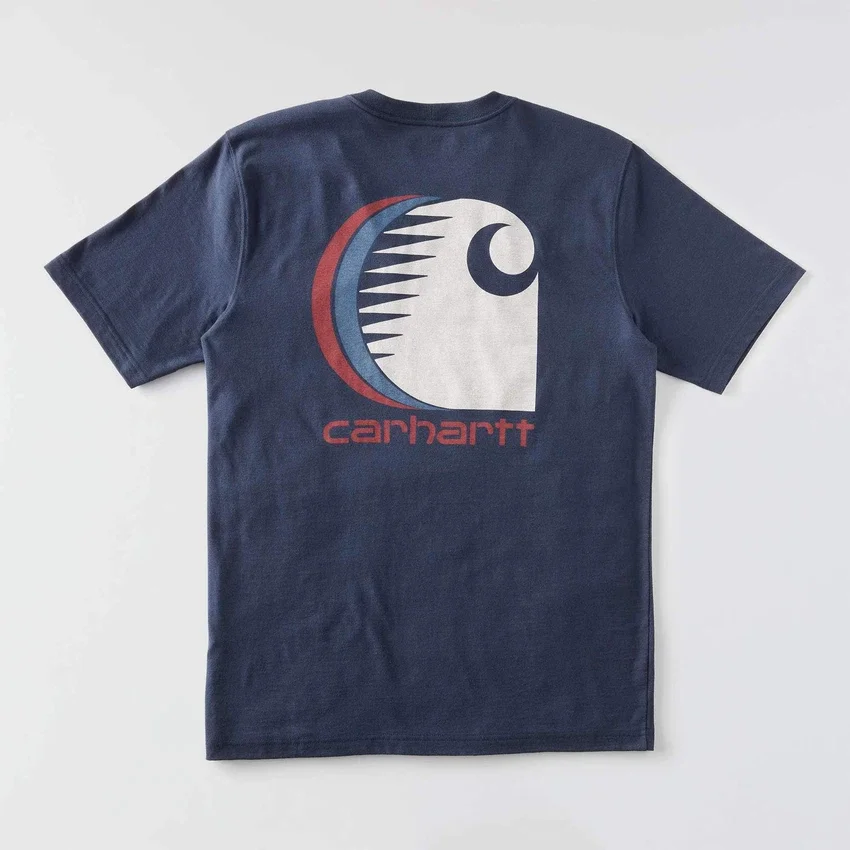 Camiseta de hombre Irvine de corte holgado con logotipo «C»
