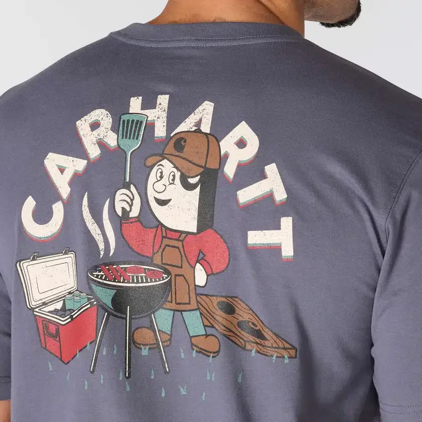 Camiseta de hombre Irvine de corte holgado para barbacoa