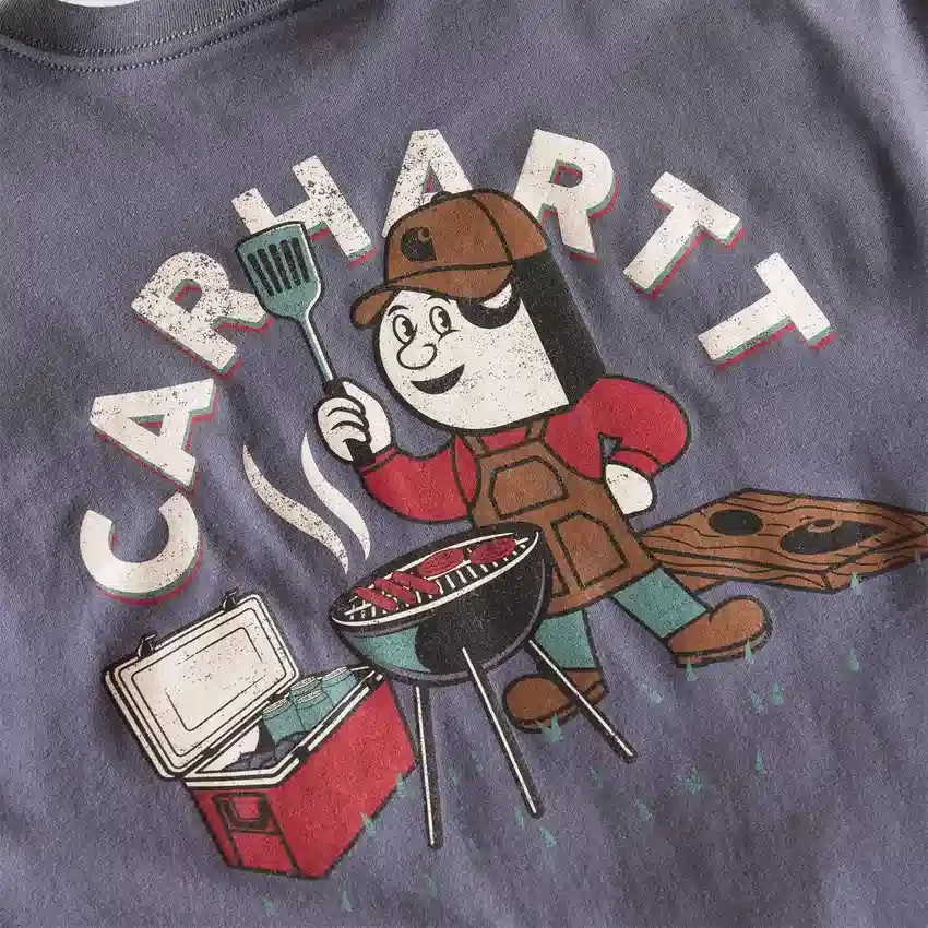 Camiseta de hombre Irvine de corte holgado para barbacoa