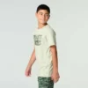 Camiseta de manguitos con ciervo para niño (niños/jóvenes)