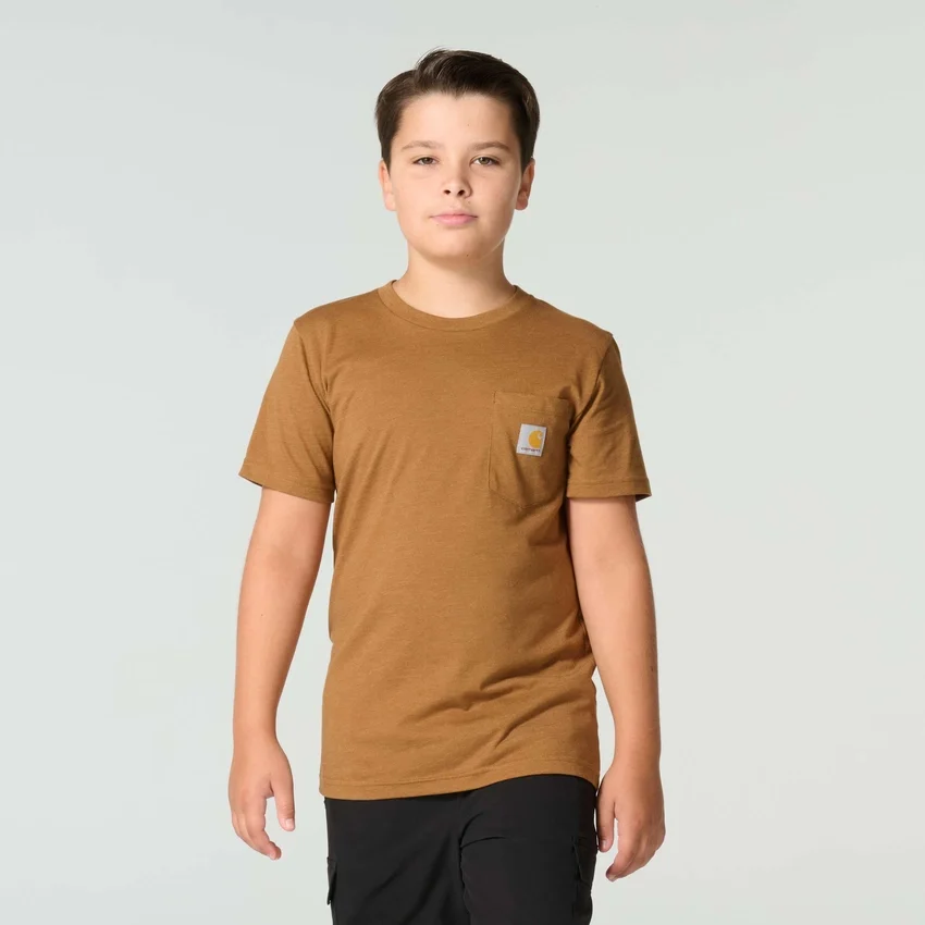 Camiseta de manguitos cortos con diseño de perro para niño (niños pequeños/niños/jóvenes)
