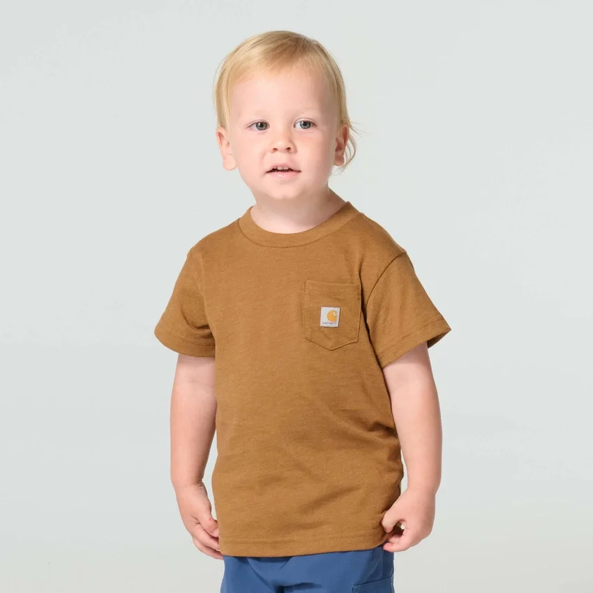 Camiseta de manguitos cortos con diseño de perro para niño (niños pequeños/niños/jóvenes)