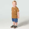 Camiseta de manguitos cortos con diseño de perro para niño (niños pequeños/niños/jóvenes)