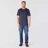 Camiseta de manguitos cortos de corte holgado Irvine para hombre