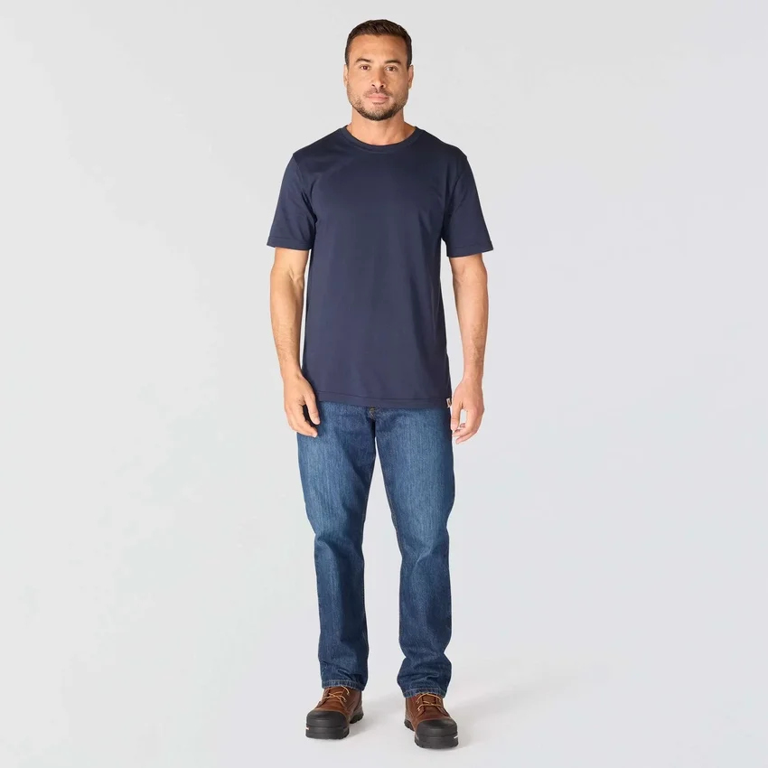 Camiseta de manguitos cortos de corte holgado Irvine para hombre