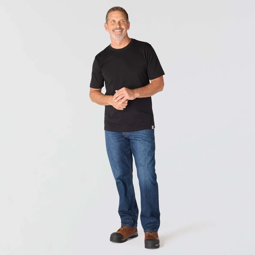 Camiseta de manguitos cortos de corte holgado Irvine para hombre
