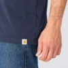 Camiseta de manguitos cortos de corte holgado Irvine para hombre