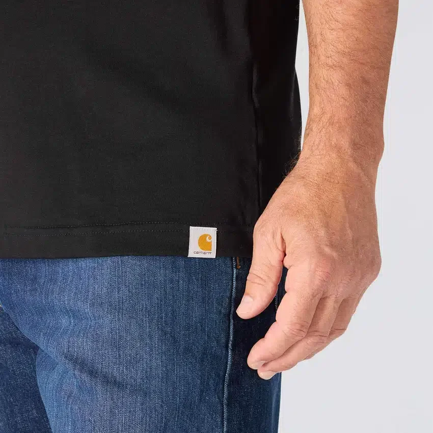 Camiseta de manguitos cortos de corte holgado Irvine para hombre