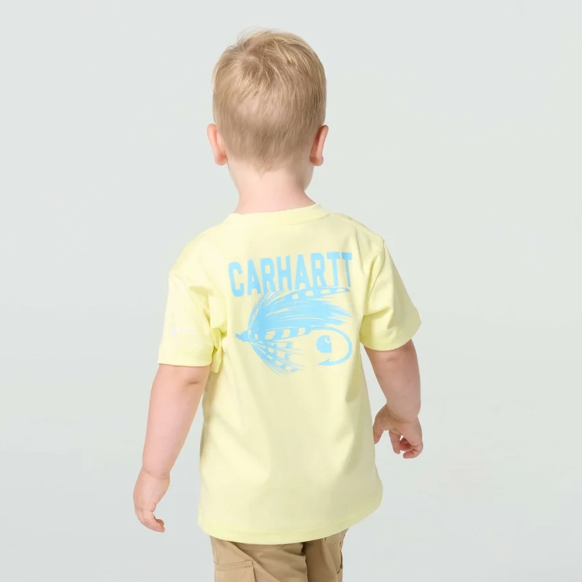 Camiseta de manguitos Force Sun Defender™ jaspeada para niño (niños/bebés)