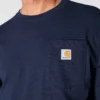 Camiseta de manguitos largos con bolsillo para hombre Dearborn, de corte holgado y tejido grueso