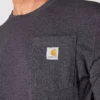 Camiseta de manguitos largos con bolsillo para hombre Dearborn, de corte holgado y tejido grueso