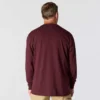 Camiseta de manguitos largos con bolsillo para hombre Dearborn, de corte holgado y tejido grueso