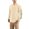 Camiseta de manguitos largos con logo, corte holgado y tejido grueso «Dearborn» para hombre