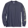Camiseta de manguitos largos con logo, corte holgado y tejido grueso «Dearborn» para hombre