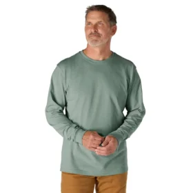 Camiseta de manguitos largos con logo, corte holgado y tejido grueso «Dearborn» para hombre