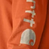 Camiseta de manguitos largos con logo, corte holgado y tejido grueso «Dearborn» para hombre