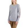 Camiseta de manguitos largos con logo «Dearborn» de corte holgado y tejido grueso para mujer