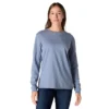 Camiseta de manguitos largos con logo «Dearborn» de corte holgado y tejido grueso para mujer