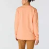 Camiseta de manguitos largos con logo «Dearborn» de corte holgado y tejido grueso para mujer