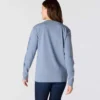 Camiseta de manguitos largos con logo «Dearborn» de corte holgado y tejido grueso para mujer