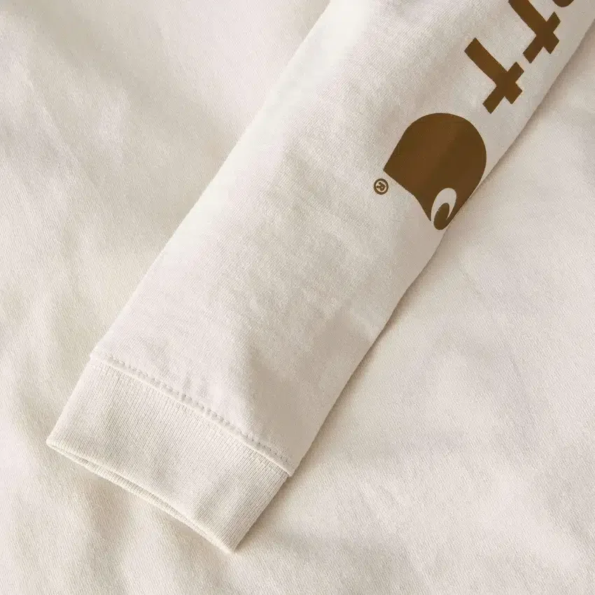 Camiseta de manguitos largos con logo «Dearborn» de corte holgado y tejido grueso para mujer