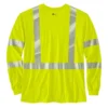 Camiseta de manguitos largos de alta visibilidad Force para hombre, corte holgado, clase 3