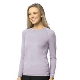 Camiseta de manguitos largos de alto rendimiento Force Sub-Scrubs para mujer