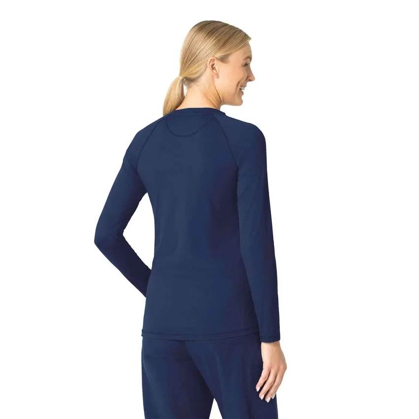Camiseta de manguitos largos de alto rendimiento Force Sub-Scrubs para mujer