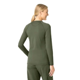 Camiseta de manguitos largos de alto rendimiento Force Sub-Scrubs para mujer